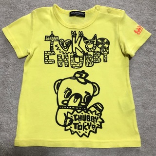 チャビーギャング(CHUBBYGANG)の90【チャビーギャング】Tokyo Tシャツ・黄(Tシャツ/カットソー)