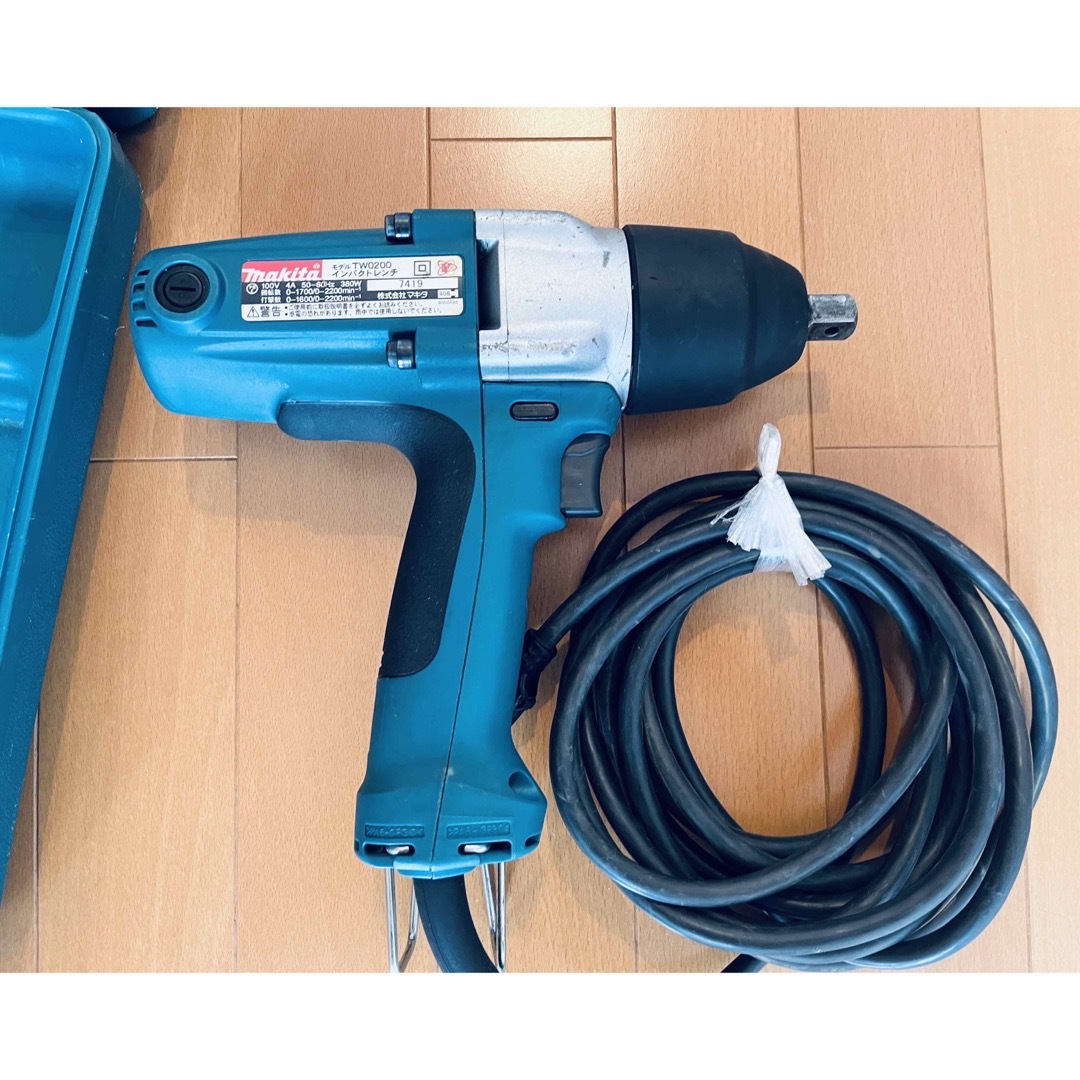 Makita(マキタ)のマキタ(makita) インパクトレンチ TW0200 自動車/バイクのバイク(工具)の商品写真