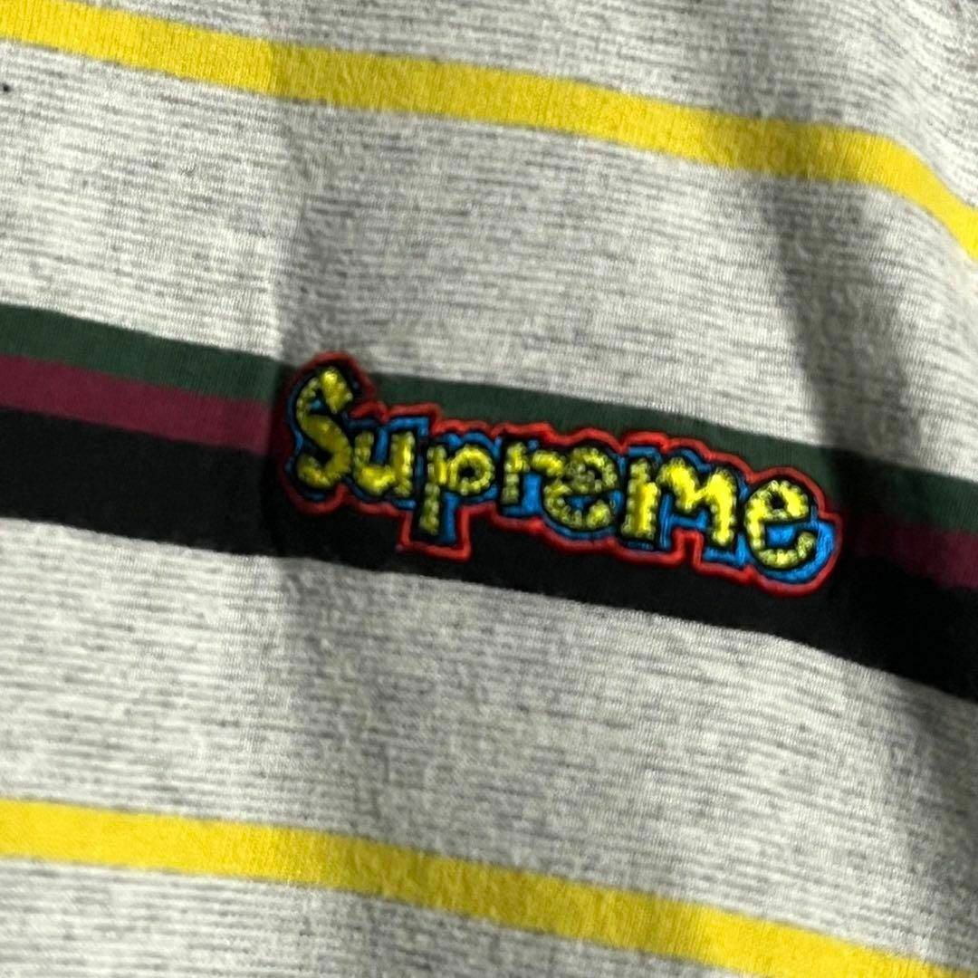 Supreme(シュプリーム)の【美品　希少デザイン】シュプリーム☆ ワンポイント刺繍ロゴ入り 半袖Tシャツ その他のその他(その他)の商品写真