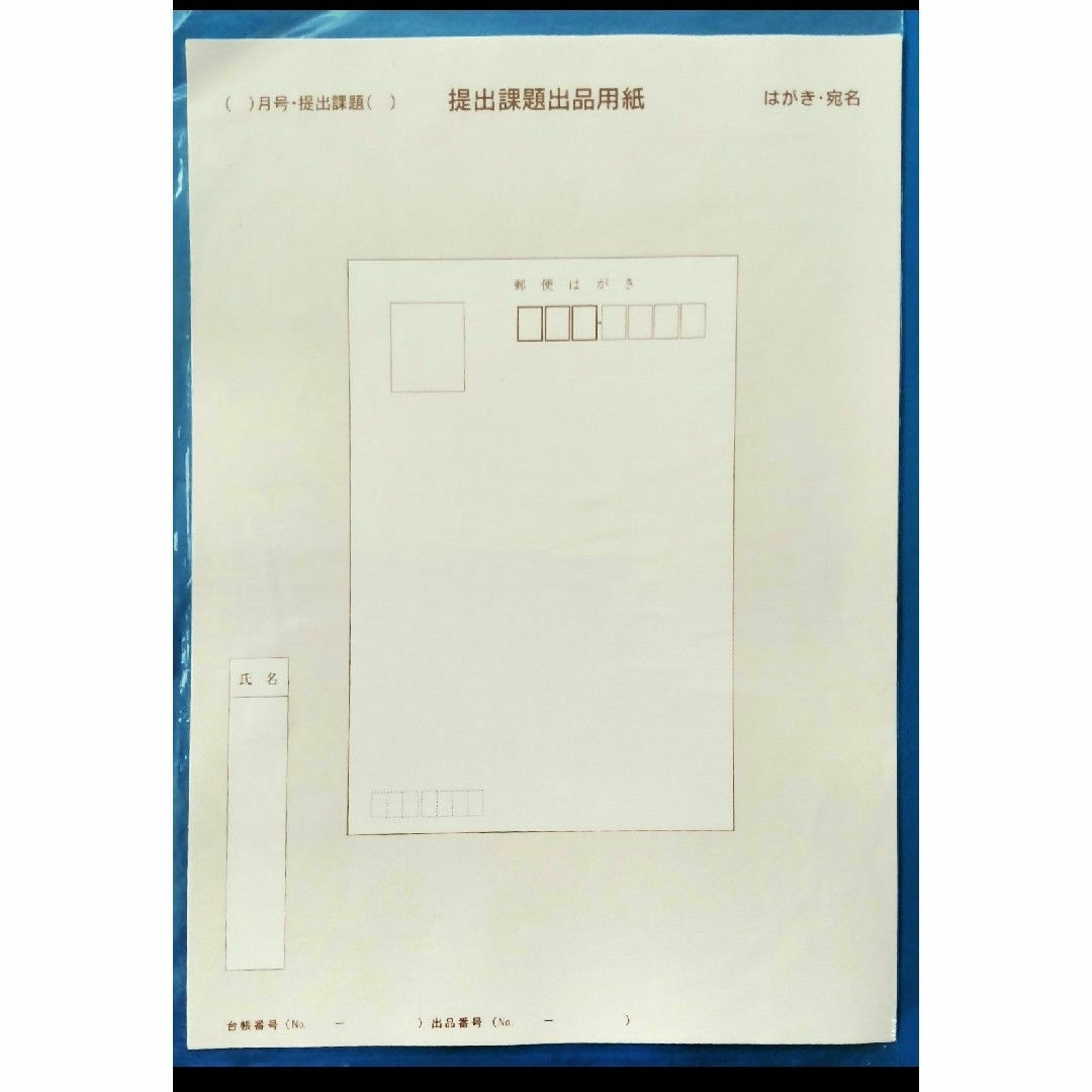 日本習字/くらしの書・提出課題出品用紙 エンタメ/ホビーのアート用品(書道用品)の商品写真