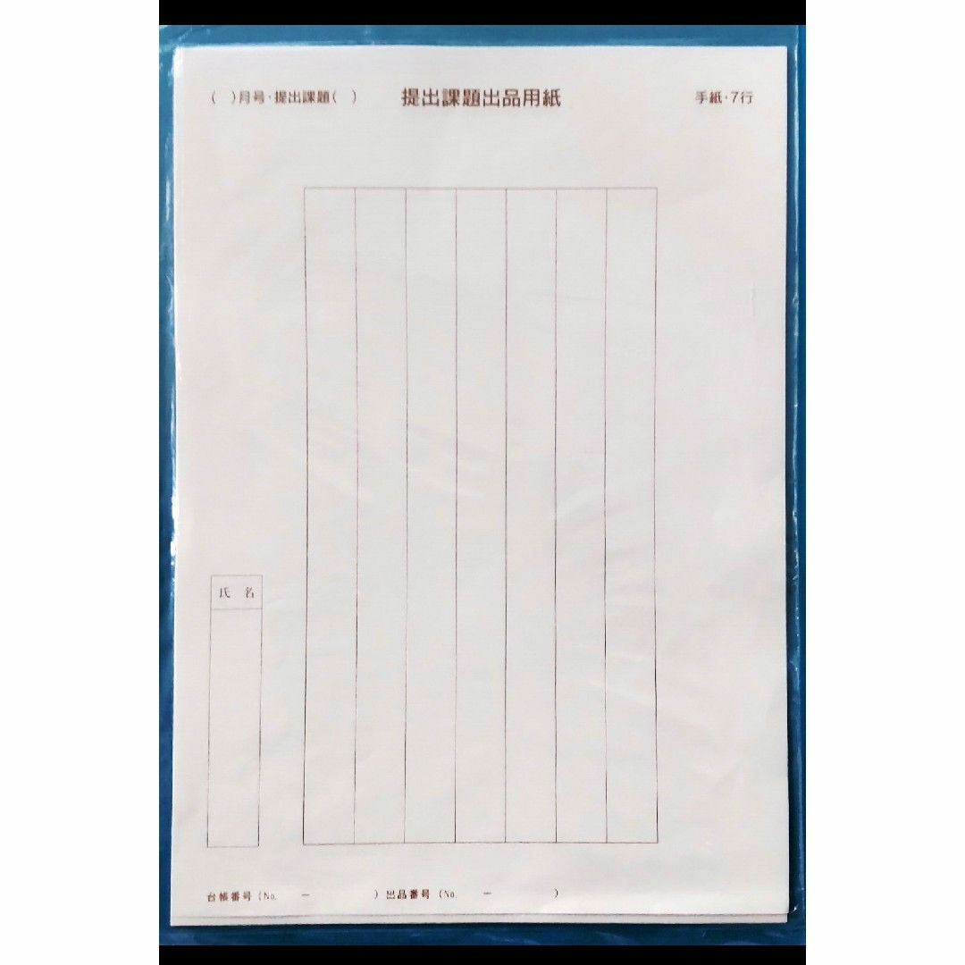 日本習字/くらしの書・提出課題出品用紙 エンタメ/ホビーのアート用品(書道用品)の商品写真