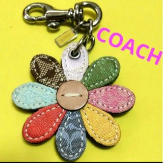 コーチ(COACH)のCOACH  デイジー (マルチカラー) チャーム、美品(キーホルダー)