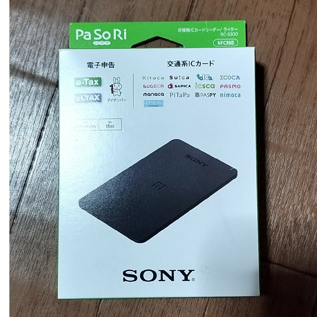 SONY(ソニー)のソニー SONY RC-S300 P PaSoRi（パソリ） ICカードリーダ スマホ/家電/カメラのPC/タブレット(PC周辺機器)の商品写真