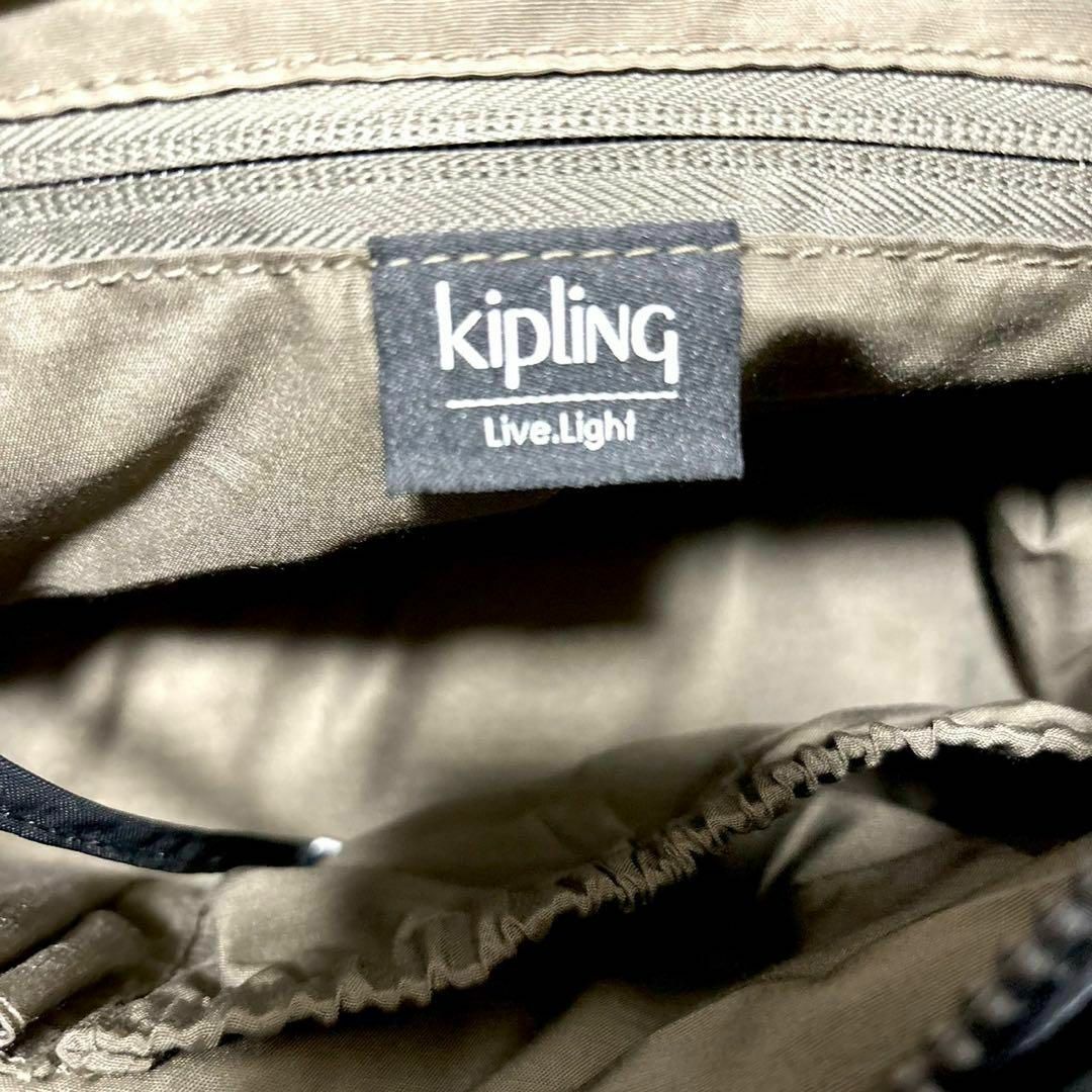kipling(キプリング)の美品★キプリング　2wayショルダーバッグ　ハンドバッグ　黒　肩掛け可能 レディースのバッグ(ショルダーバッグ)の商品写真