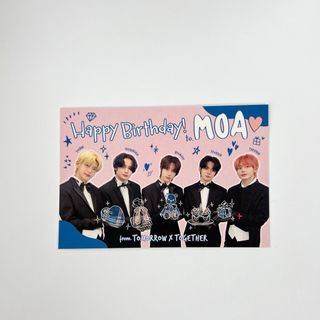 トゥモローバイトゥギャザー(TOMORROW X TOGETHER)のTOMORROW X TOGETHER 誕生日 バースデーカード FC TXT(K-POP/アジア)