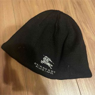 バーバリーブラックレーベル(BURBERRY BLACK LABEL)のバーバリーブラックレーベル　ニット帽(ニット帽/ビーニー)