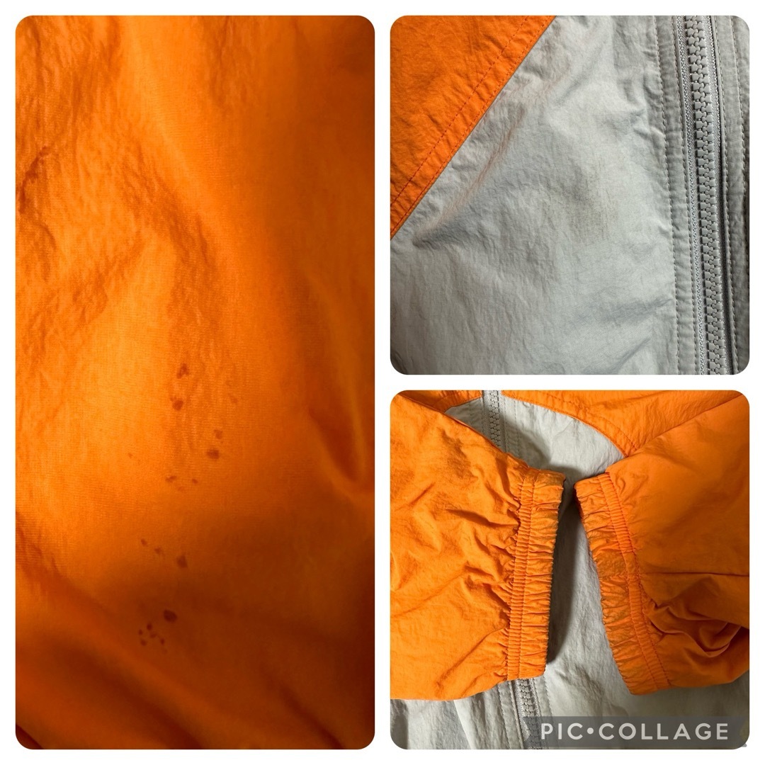 NIKE(ナイキ)の☆ナイキナイロンジャケット　Lサイズ　即完売　希少カラー　刺繍スウッシュオレンジ メンズのジャケット/アウター(ナイロンジャケット)の商品写真