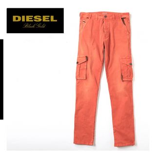 DIESEL - ¥58300 DIESEL オンレンジ　メンス　カーゴチノパンツ　綿98％　