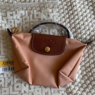 ロンシャン(LONGCHAMP)のロンシャン　LONGCHAMP ハンドル　ポーチ　ピンク(ハンドバッグ)