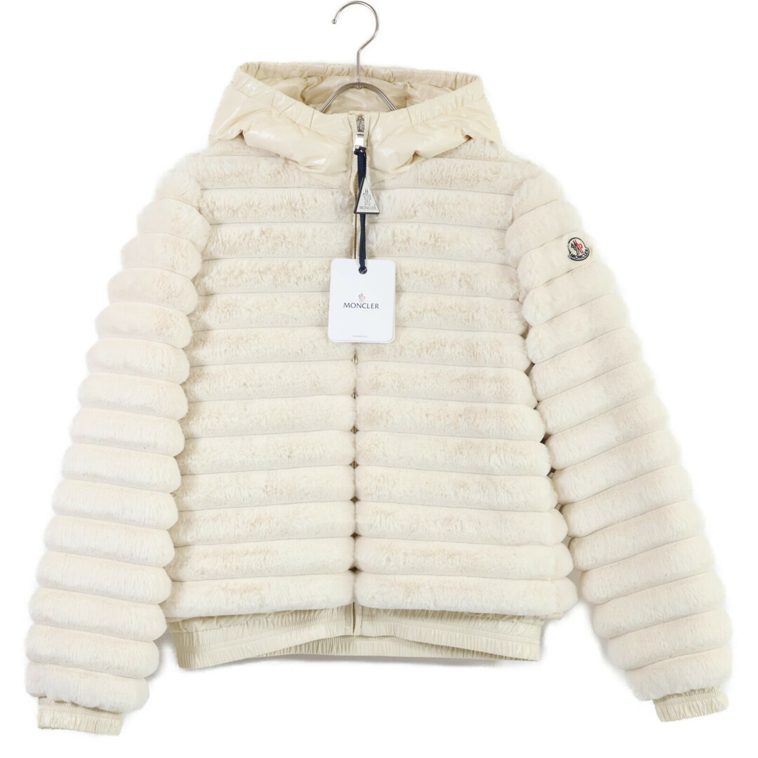 MONCLER(モンクレール)のモンクレール 【美品/国内正規/22年製】LATIFE ファー フーディ ダウン 14（164cm） レディースのジャケット/アウター(ダウンジャケット)の商品写真