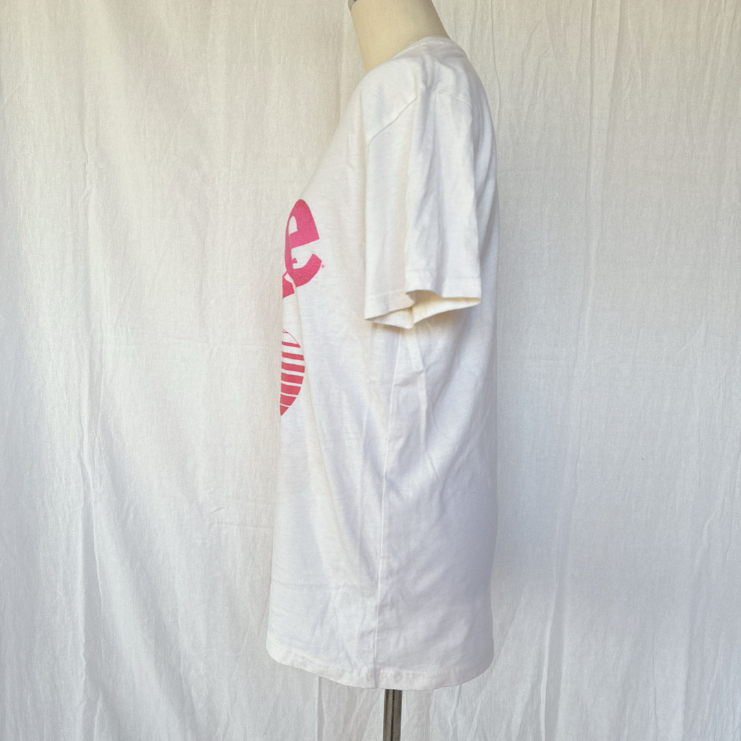 コカ・コーラ(コカコーラ)の☆☆Coca-Cola コカコーラ　ピンクロゴTシャツ　ホワイト　SM レディースのトップス(Tシャツ(半袖/袖なし))の商品写真