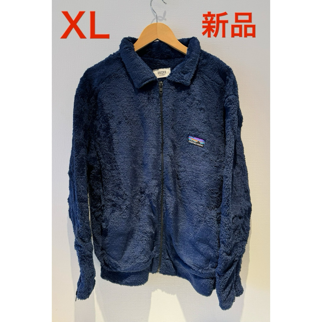 新品❗️ MINTCREW ボアジャケット ネイビー XLサイズ メンズのジャケット/アウター(その他)の商品写真