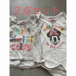 ミニーちゃんロンパース＋Tシャツ(Ｔシャツ)