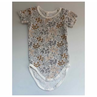 クインシーメイ(Quincy Mae)のQuincy mae Bamboo shortsleeve bodysuit(ロンパース)