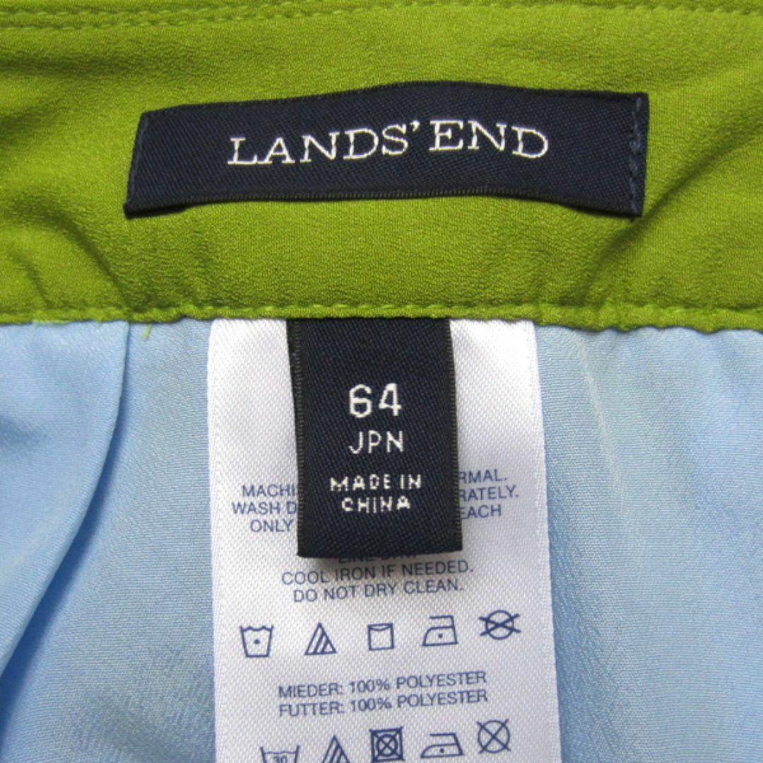 LANDS’END(ランズエンド)の美品　LANDS’END／ランズエンド★　切替　薄手　プリーツスカート レディースのスカート(ひざ丈スカート)の商品写真