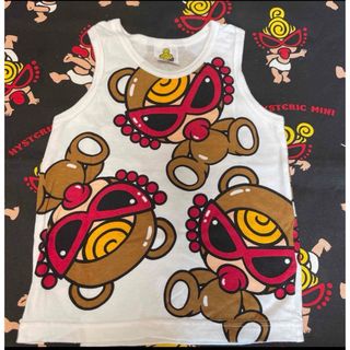 ヒステリックミニ(HYSTERIC MINI)のヒスミニ　テディ　タンクトップ(Tシャツ/カットソー)