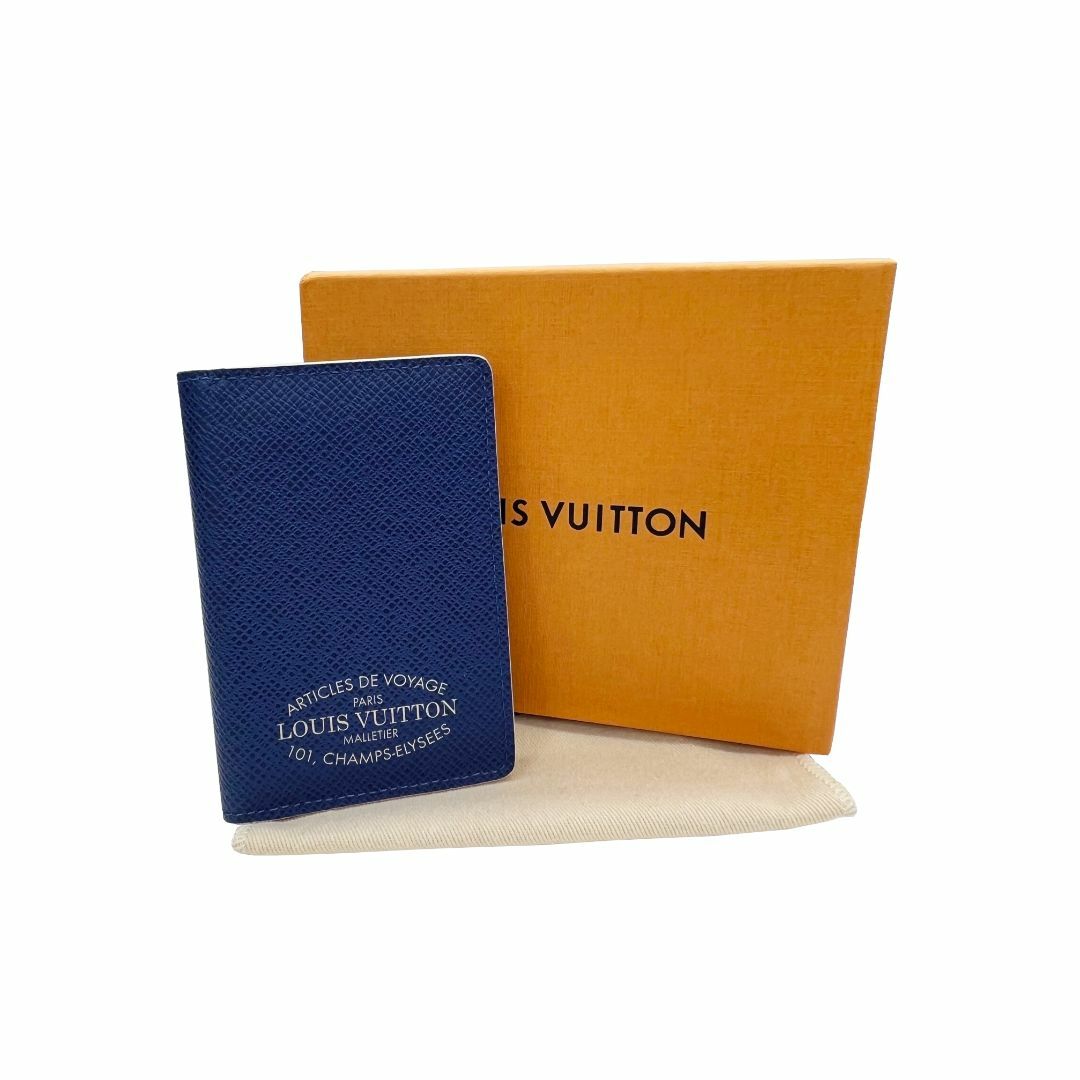 LOUIS VUITTON(ルイヴィトン)のルイ ヴィトン LOUIS VUITTON オーガナイザー ドゥ ボッシュ M30379 RA3169 タイガ コバルト カードケース メンズ レディース メンズのファッション小物(名刺入れ/定期入れ)の商品写真