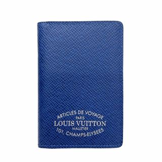 ルイヴィトン(LOUIS VUITTON)のルイ ヴィトン LOUIS VUITTON オーガナイザー ドゥ ボッシュ M30379 RA3169 タイガ コバルト カードケース メンズ レディース(名刺入れ/定期入れ)