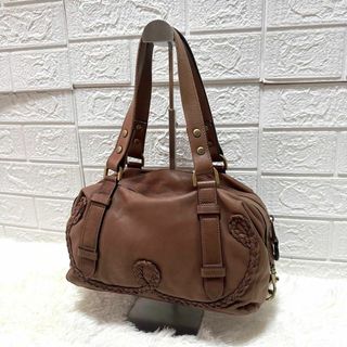 マルベリー(Mulberry)のマルベリー　トートバッグ　ハンドバッグ　レザー　ブラウン　肩掛け可能(トートバッグ)