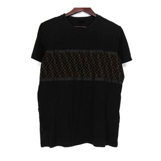 フェンディ(FENDI)のフェンディ FENDI ■ 20AW 【 FAF532 AD3C 】  ズッカ柄 テクニカル メッシュ Tシャツ　s2823(Tシャツ/カットソー(半袖/袖なし))