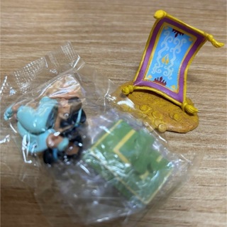 アラジン(Aladdin)のチョコパーティ　シークレット　魔法のじゅうたん　ジャスミン　レトロ　フィギュア(その他)