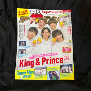 キングアンドプリンス(King & Prince)の月刊 ザテレビジョン首都圏版 2023年 06月号 King & Prince(音楽/芸能)