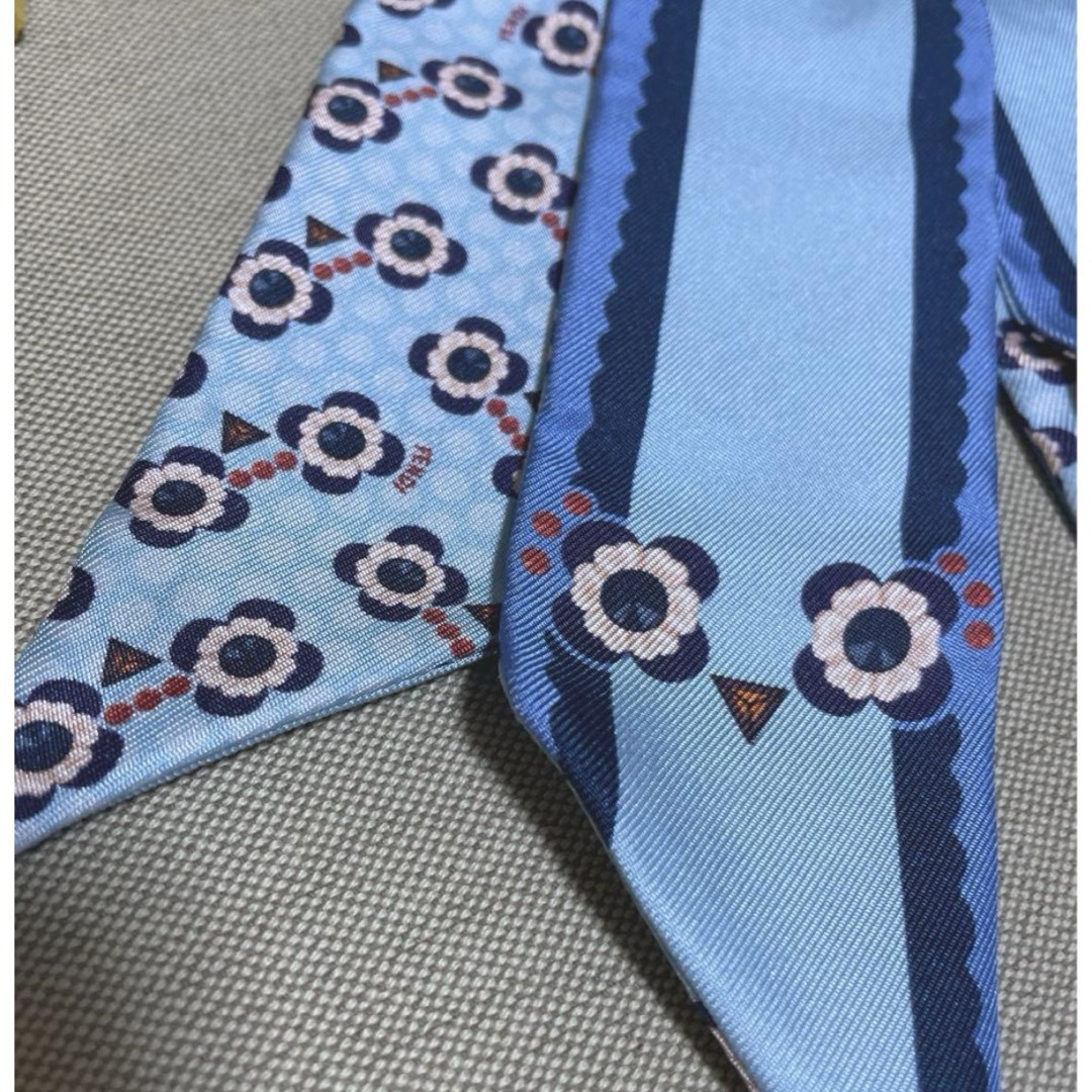 FENDI(フェンディ)のフェンディ　FENDI ラッピー　スカーフ　　シルク レディースのファッション小物(バンダナ/スカーフ)の商品写真