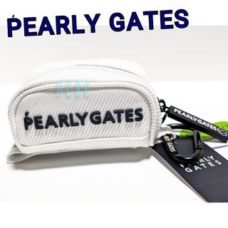 PEARLY GATES - 新品 【ホワイト】パーリーゲイツ ボールポーチ　ゴルフ