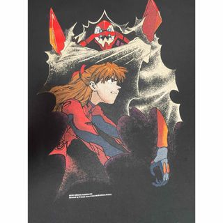 ヴィンテージ(VINTAGE)のエヴァンゲリオン　アニメ　Tシャツ　XL 美品　黒　半袖　(Tシャツ/カットソー(半袖/袖なし))