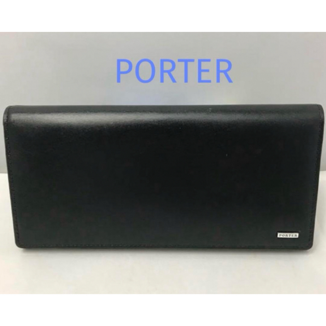 PORTER(ポーター)のPORTER/ポーター長財布 黒 ブラック メンズのファッション小物(長財布)の商品写真