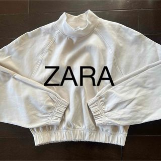 ザラ(ZARA)のZARA ショート丈スウェット(トレーナー/スウェット)