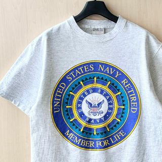 ヴィンテージ(VINTAGE)の90s古着ヴィンテージ　ロゴTシャツ　オニータ　US NAVY RETIRED(Tシャツ/カットソー(半袖/袖なし))