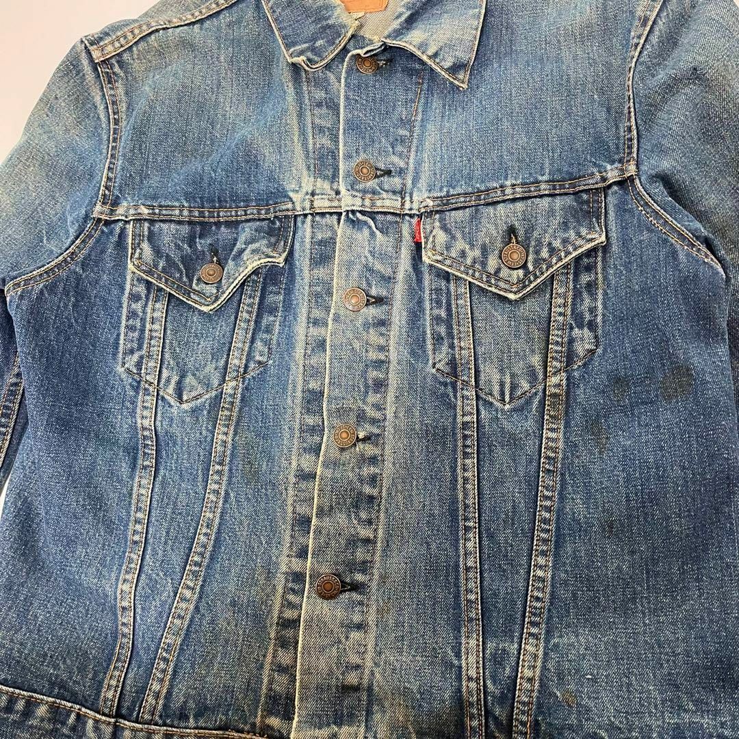 Levi's(リーバイス)の70s リーバイス 70505 4th デニムジャケット ケアタグ ヴィンテージ メンズのジャケット/アウター(Gジャン/デニムジャケット)の商品写真