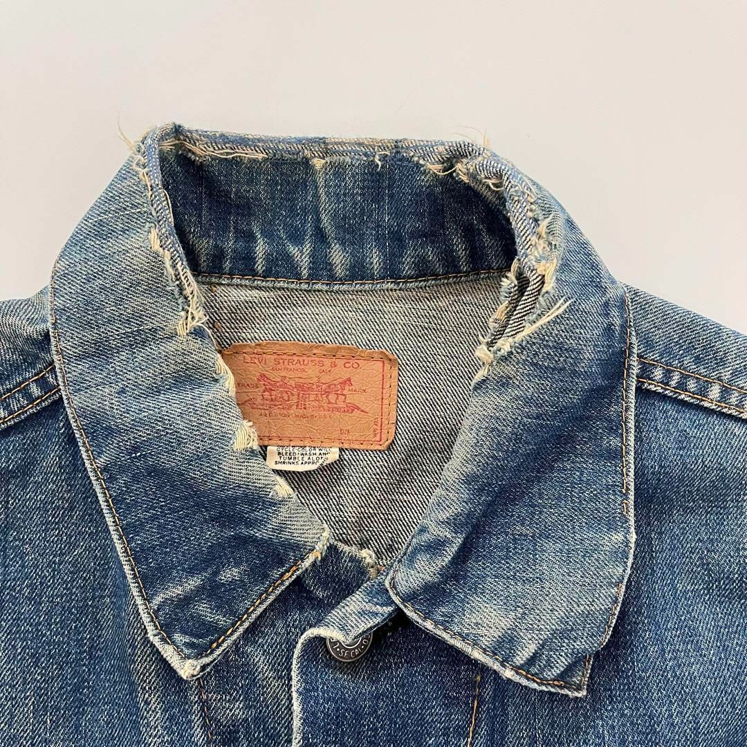 Levi's(リーバイス)の70s リーバイス 70505 4th デニムジャケット ケアタグ ヴィンテージ メンズのジャケット/アウター(Gジャン/デニムジャケット)の商品写真