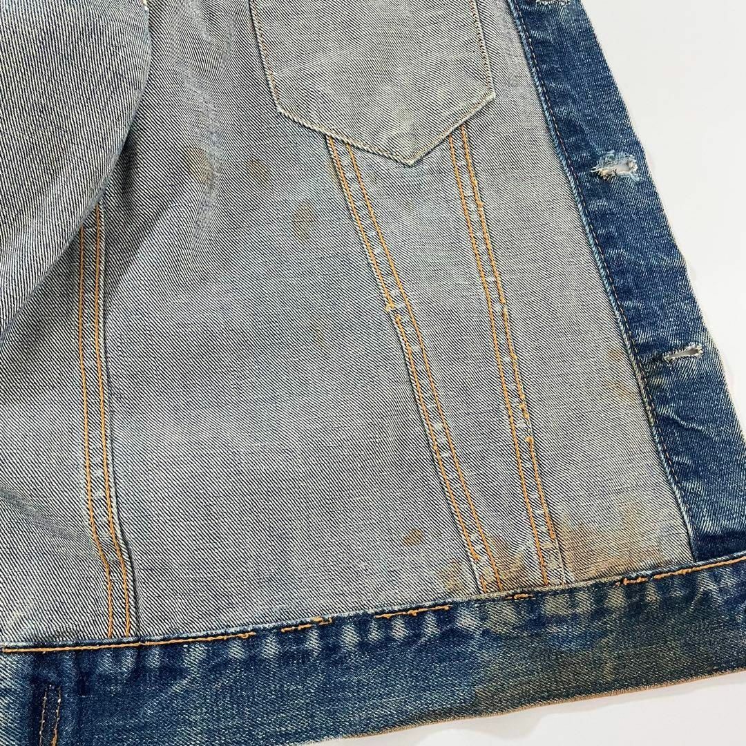 Levi's(リーバイス)の70s リーバイス 70505 4th デニムジャケット ケアタグ ヴィンテージ メンズのジャケット/アウター(Gジャン/デニムジャケット)の商品写真