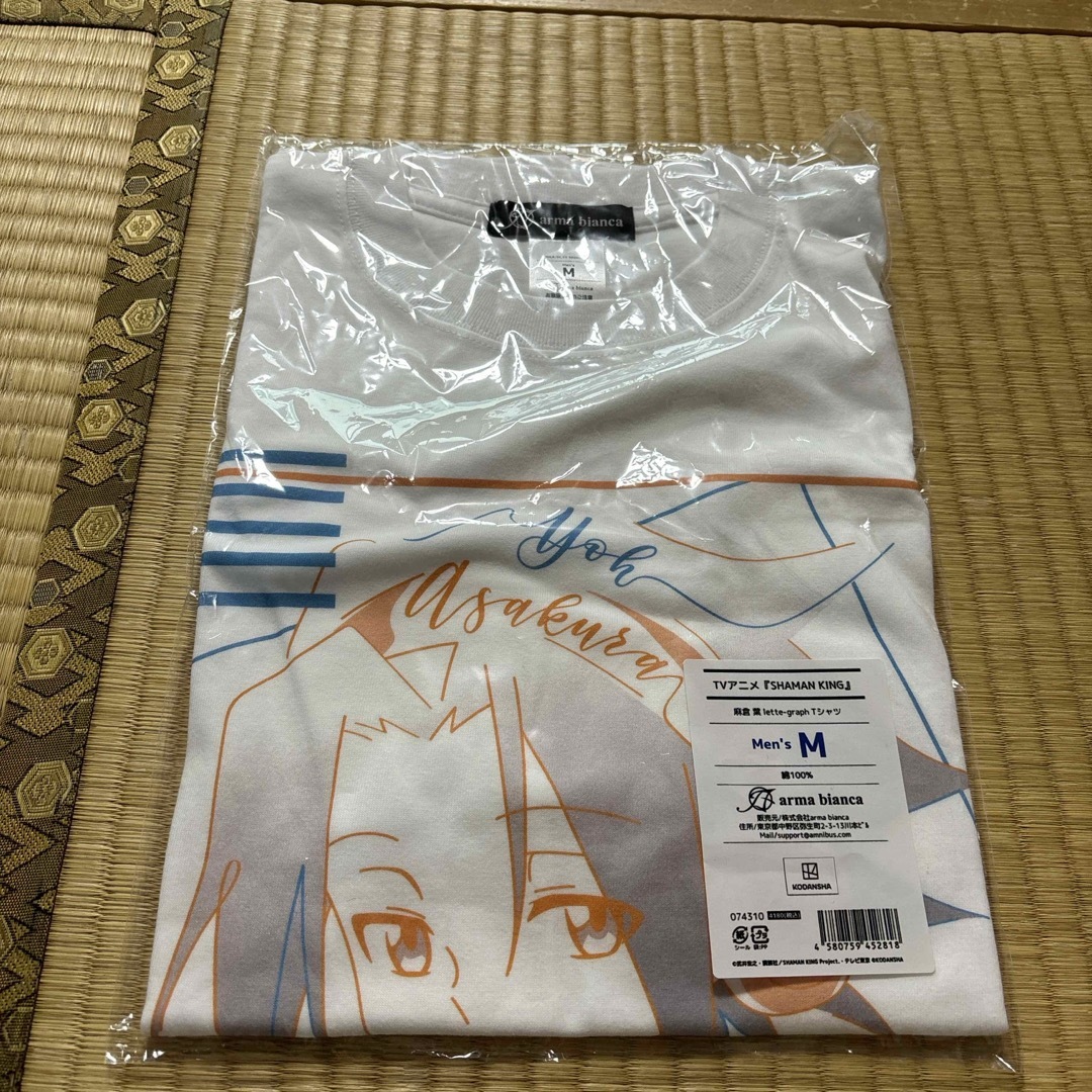 集英社(シュウエイシャ)のTVアニメ SHAMAN KING 麻倉葉 lette-graph Tシャツ メ メンズのトップス(その他)の商品写真