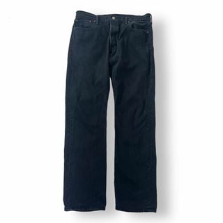 リーバイス(Levi's)のリーバイス 501 ブラックデニム w36 L34 革パッチ 後染め 古着(デニム/ジーンズ)