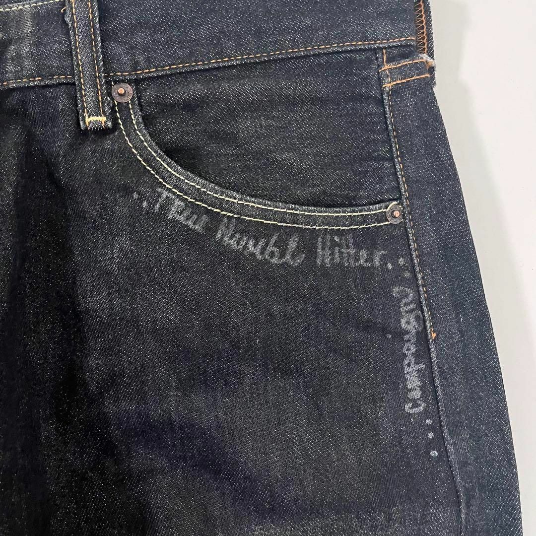 Levi's(リーバイス)のリーバイス 501 ブラックデニム ペイント メキシコ製 w36 先染め メンズのパンツ(デニム/ジーンズ)の商品写真