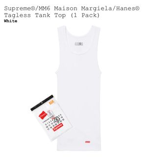 シュプリーム(Supreme)のSupreme®/MM6/Hanes® Tagless Tank Top(タンクトップ)