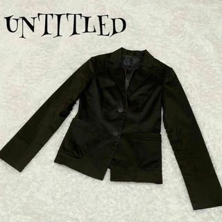 アンタイトル(UNTITLED)のUNTITLED アンタイトル☆テーラードジャケット 茶色 ブラウン スーツ(テーラードジャケット)
