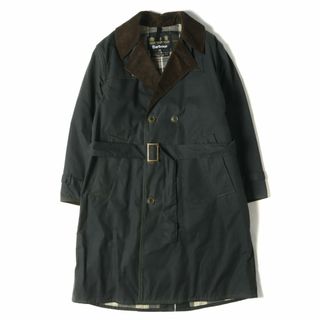 バーブァー(Barbour)のBARBOUR バブアー コート サイズ:34 17AW ワックスコットン トレンチコート WAX TRENCH COAT ダークグリーン アウター ジャケット 上着【メンズ】【中古】(トレンチコート)