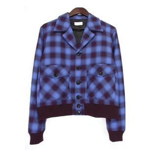 リトルビッグ LITTLEBIG ■ 【 Homble Blouson B223 BL02 】 オンブレ チェック ブルゾン ジャケット　w18352(その他)