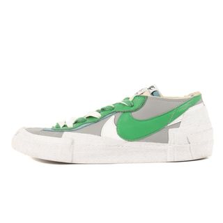 サカイ(sacai)のSacai サカイ サイズ:29.0cm 21SS NIKE BLAZER LOW (DD1877-001) / SACAI ナイキ ブレーザー ミディアムグレー クラシックグリーン US11 ローカット スニーカー シューズ コラボ 靴【メンズ】【中古】(スニーカー)