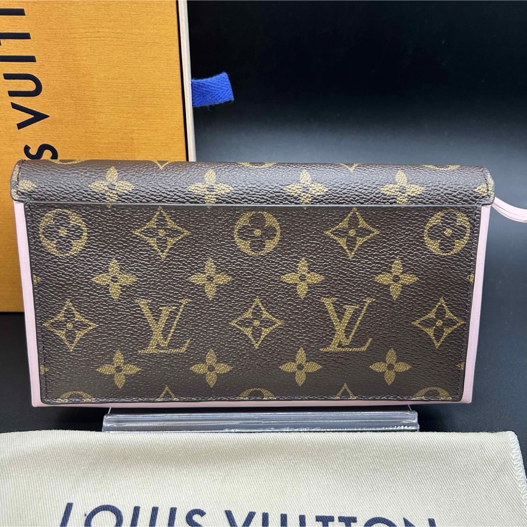 LOUIS VUITTON(ルイヴィトン)のルイヴィトン　ポルトフォイユフロール モノグラム ローズバレリーヌ 長財布　美品 レディースのファッション小物(財布)の商品写真
