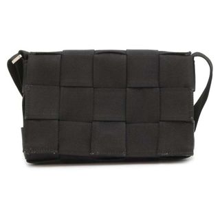 ボッテガヴェネタ(Bottega Veneta)のボッテガヴェネタ ショルダーバッグ カセット ウェビング 680513 BOTTEGA VENETA 黒(ショルダーバッグ)