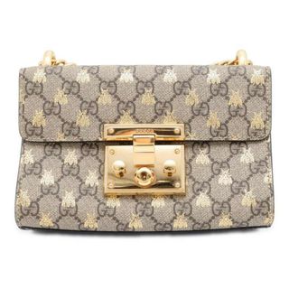 グッチ(Gucci)のグッチ チェーンショルダーバッグ パドロック スモール 409487 GUCCI バッグ Wチェーンショルダー(ショルダーバッグ)