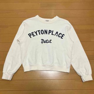 トレーナー　ホワイト　PEYTON PLACE PETIT   130A