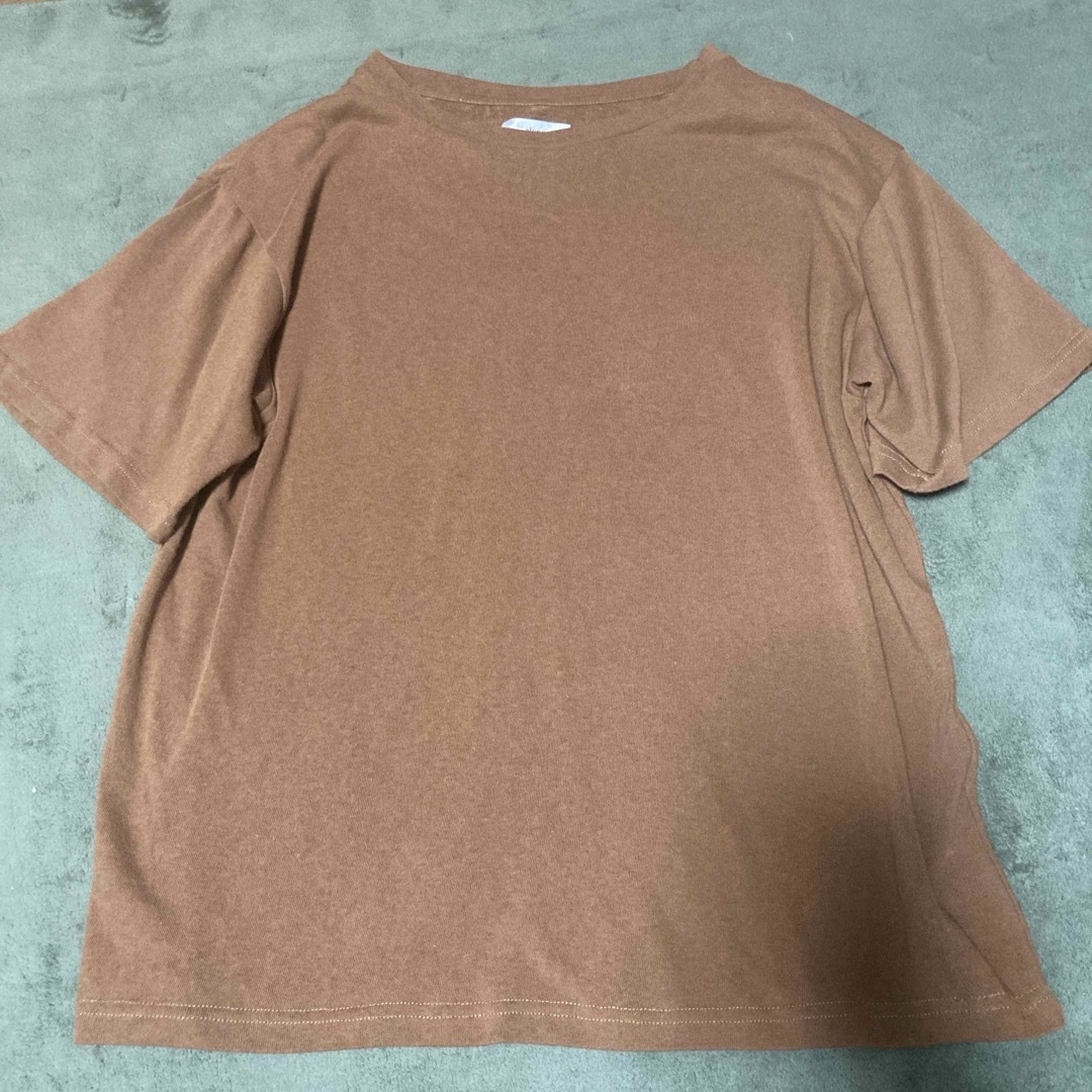 SEA(シー)のアルナ✳︎aluna スラブTシャツ　キャメル　 レディースのトップス(Tシャツ(半袖/袖なし))の商品写真