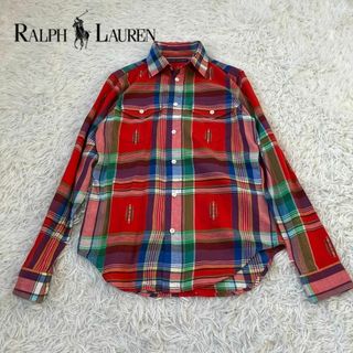 ラルフローレン(Ralph Lauren)のラルフローレン　オルテガ　ネイティブ　チェック　シャツ　レッド　Ralph(シャツ/ブラウス(長袖/七分))