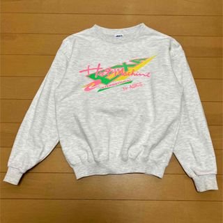 アシックス(asics)のトレーナー　ホワイト×グレー　アシックス　130(Tシャツ/カットソー)